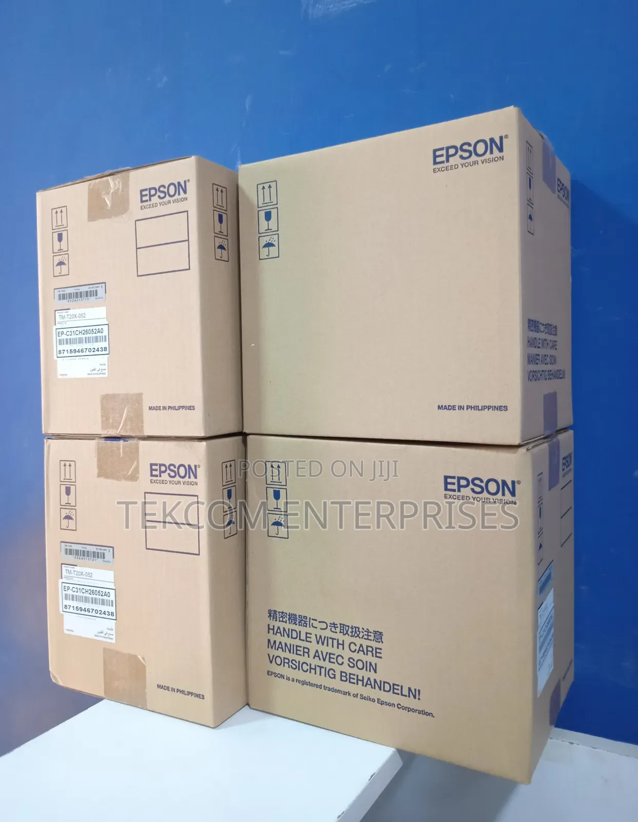 Epson Tm-T20x Thermal Receipt Printer Usb + Serial +Ethernet