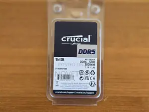 Crucial 16gb Pc5-5600 Laptop Memory RAM Ddr5
