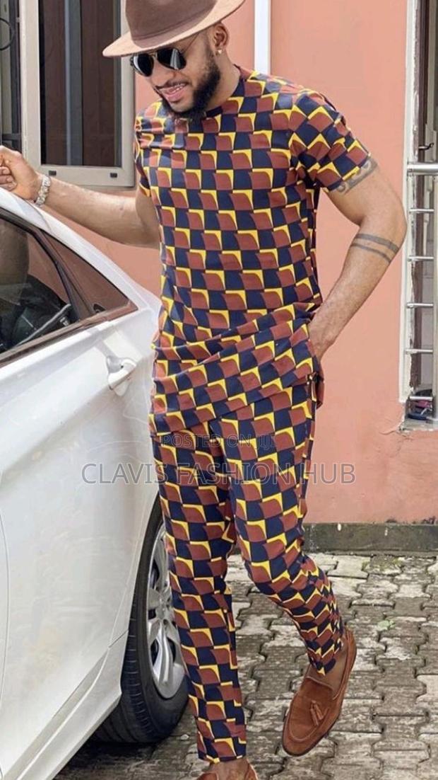 Men Suits With Kitenge - main view