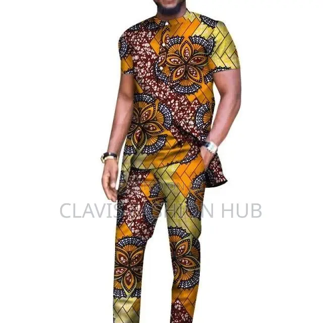 Men Suits With Kitenge
