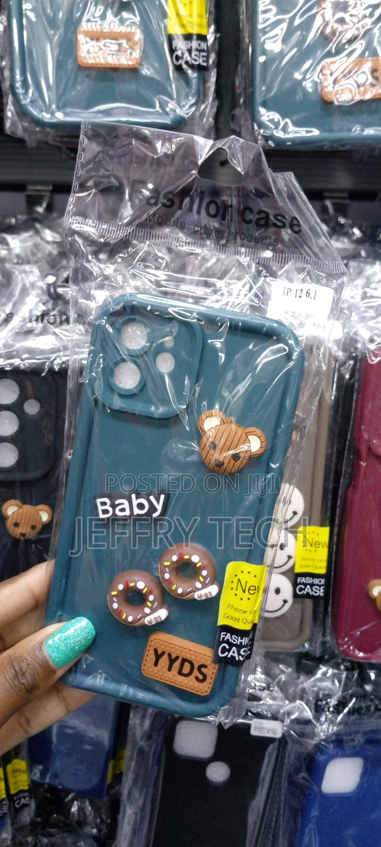 Cute 3D Cartoon Coffee Case for iPhone 12 Pro Max -Green-