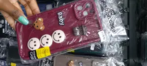 Cute 3D Bear Coffee Case for iPhone 11 Pro Max -Burgundy-