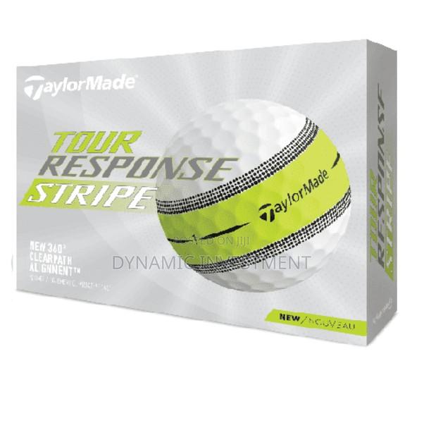 Taylormade Tour Response Stripe White Golf Balls (One Dozen)