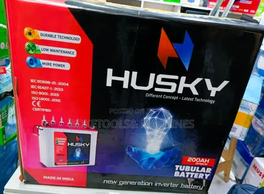 Husky 200ah 12V Tubular Battery