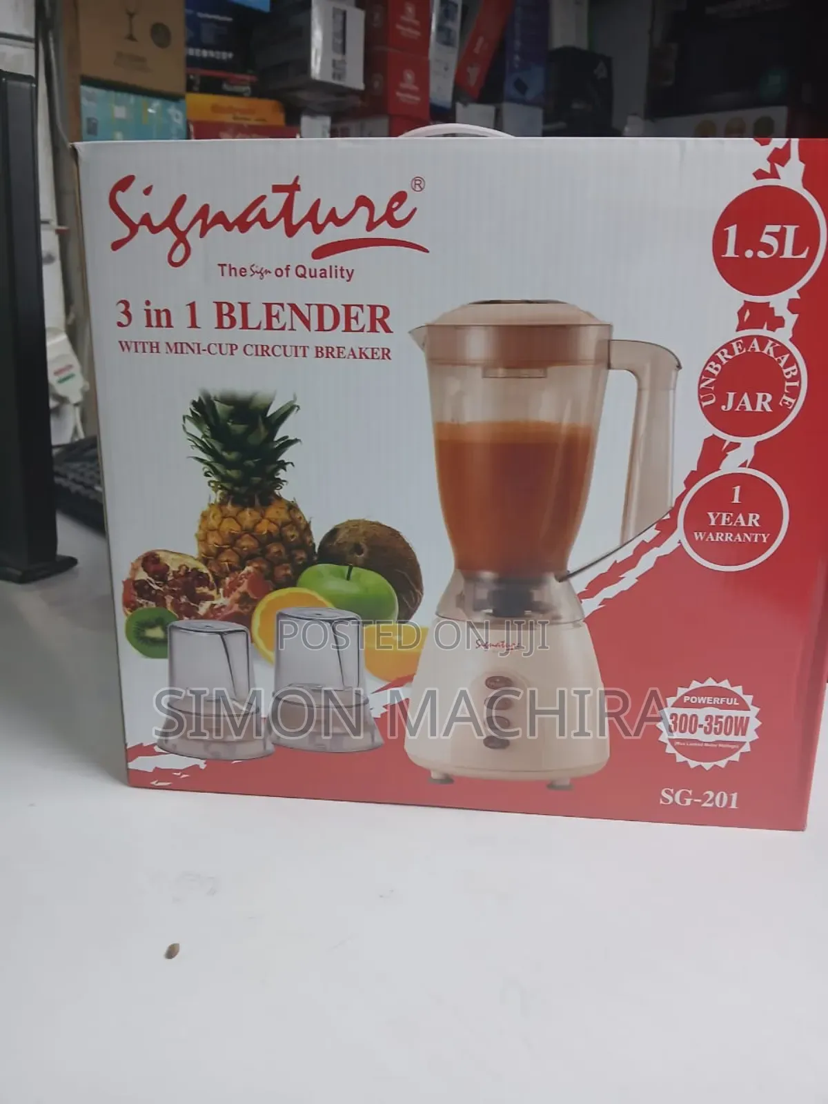 Signature 3 in 1 Blender 
1.5l