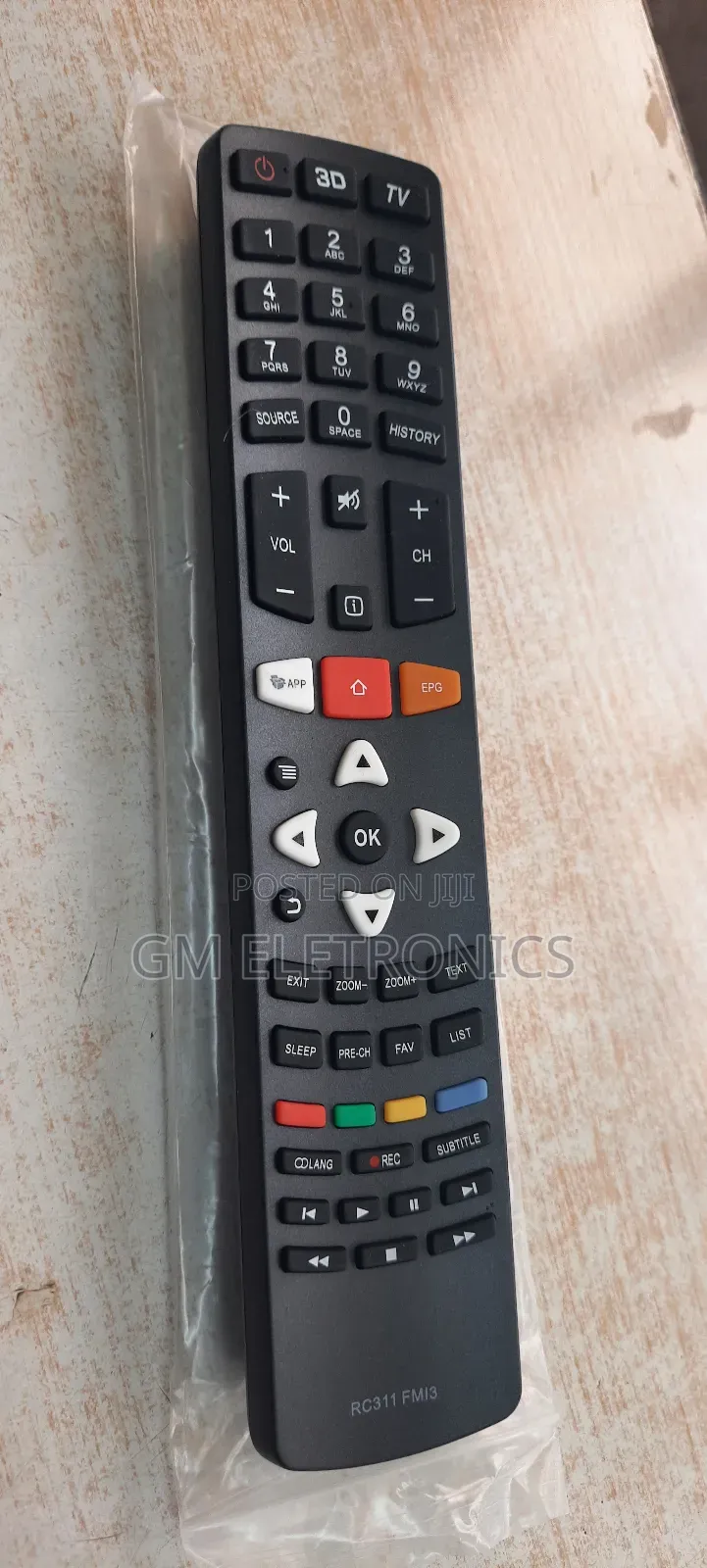 New Replacement Remote for TCL Onkyo Smart Tv( Batteries)