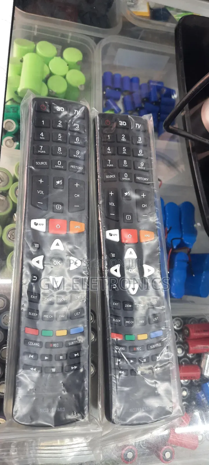 New Replacement Remote for TCL Onkyo Smart Tv( Batteries)