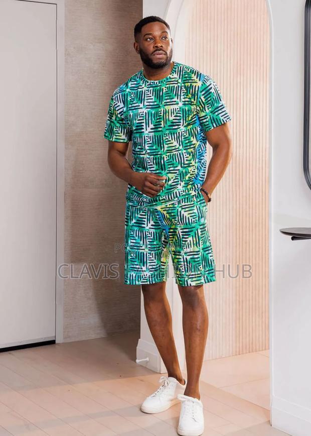 Kitenge Shirt and Short for Men