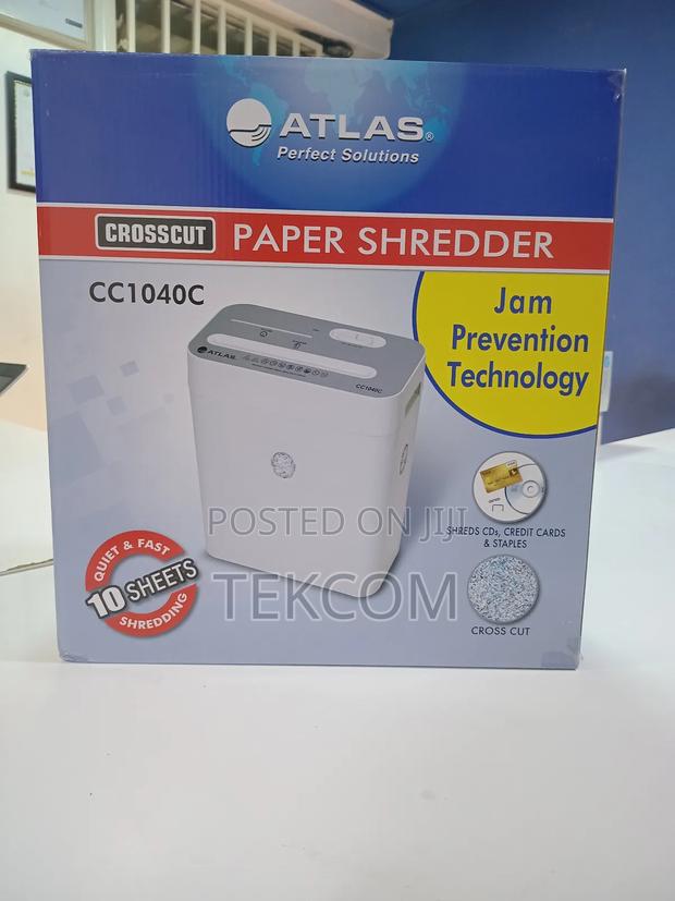 Atlas CC1040 Crosscut Shredder 10 Sheets