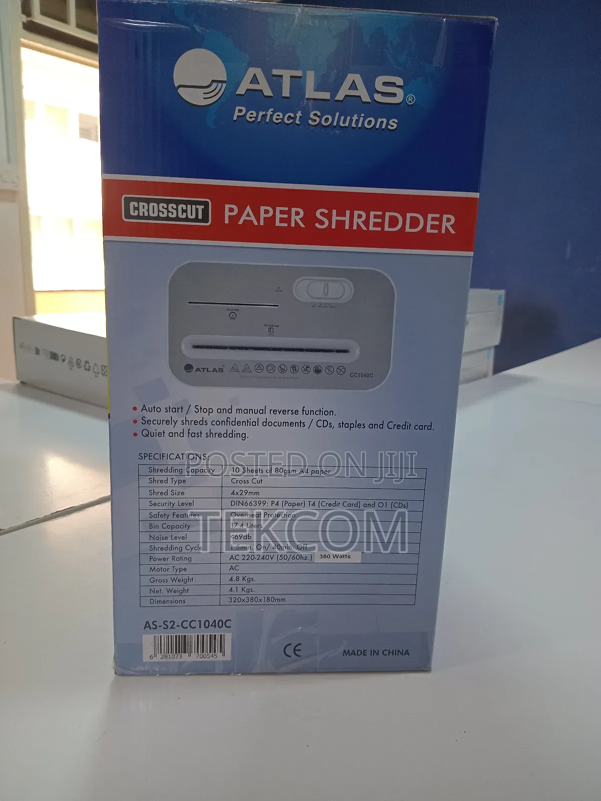 Atlas CC1040 Shredder