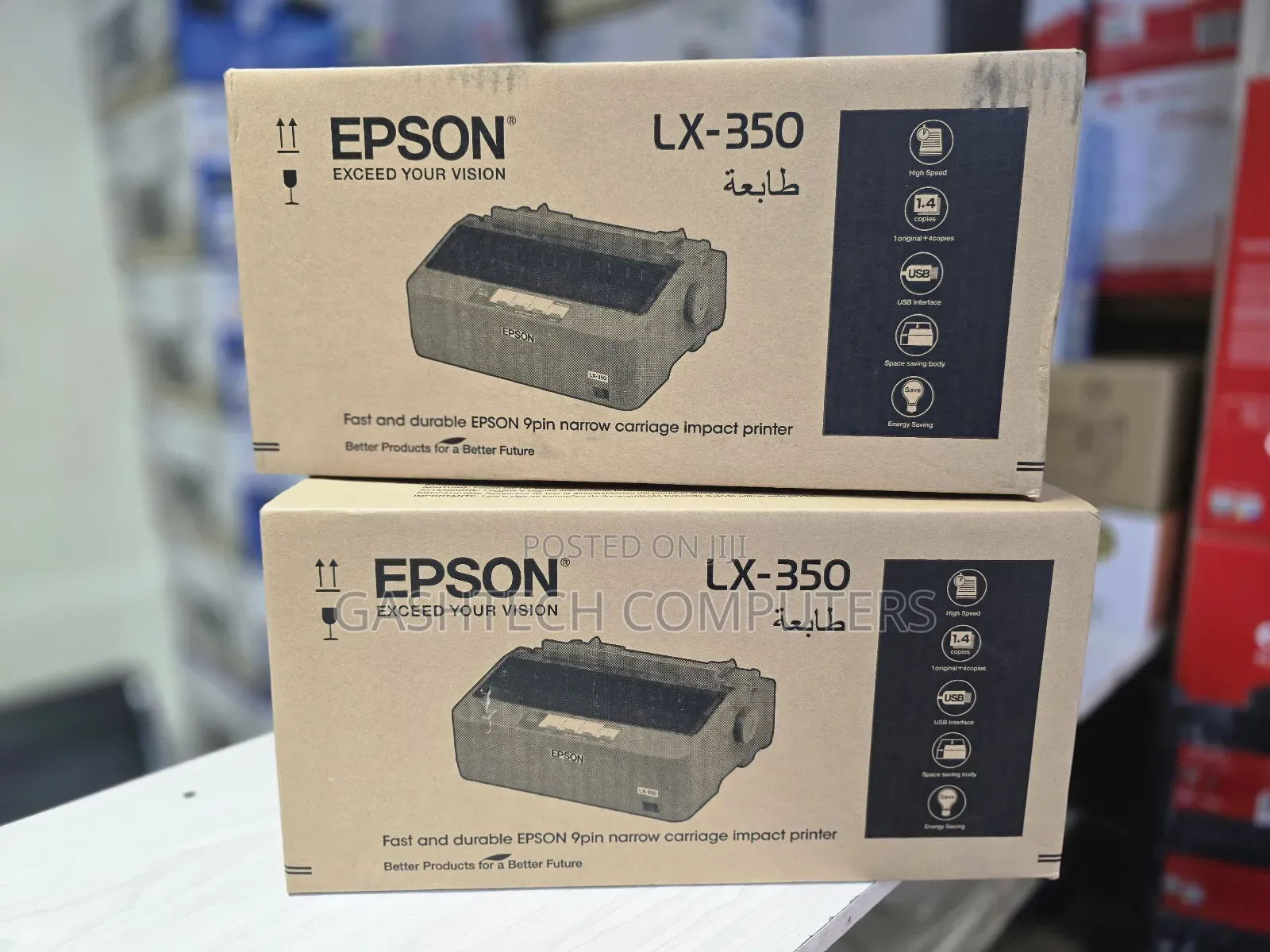 Lx 350 Epson Lx350 Dot-Matrix Printer New