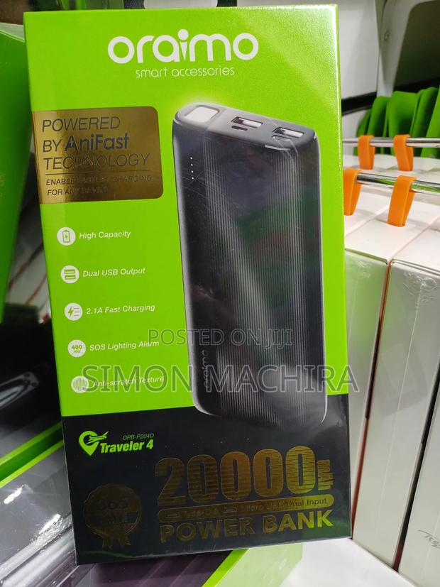 Original Oraimo Powerbank 20000mah Traveller 4 - thumbnail 2