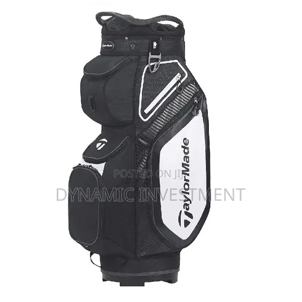 Taylormade Pro Cart Bag Black/White/Charcoal