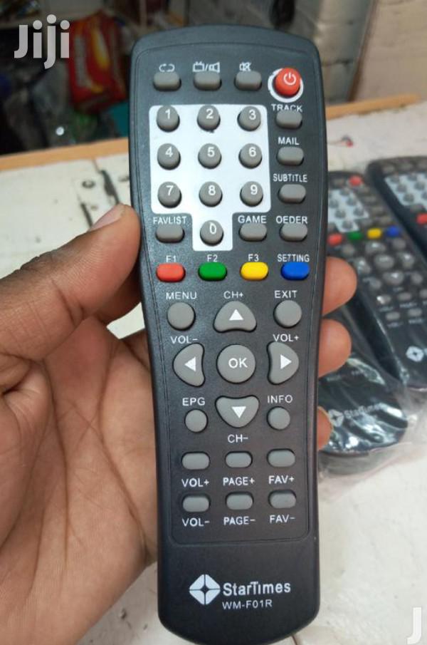 Rrmote Control For Startimes Decorder.