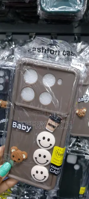 Cover With Coffee Silicon 3D Bear Ball for Note 4o Pro 5g