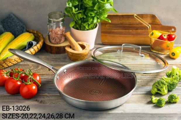 *Edenburg S.Steel Frying Pans With Lid 26cm,28cm - main view