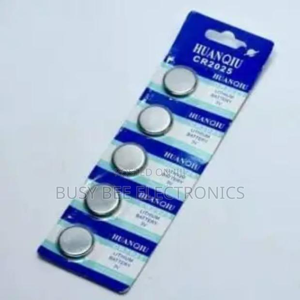 5pcs Cr2025 3v Lithium Battery - main view