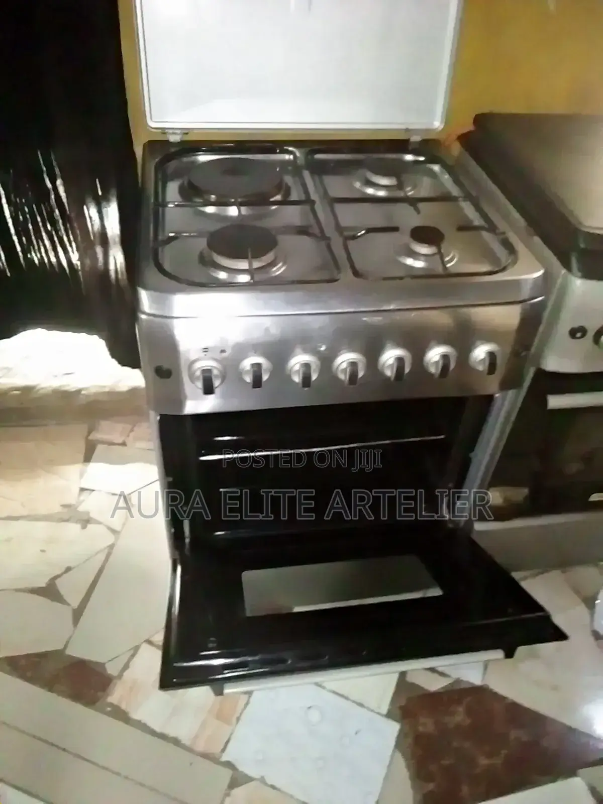 Exuk Von 3+1,S. Steel, 60x60, Electric Baking Oven+Grill,