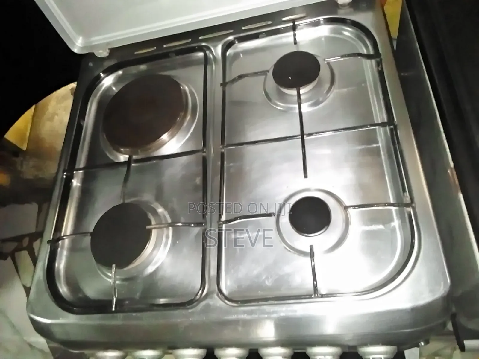 Exuk Von 3+1,S. Steel, 60x60, Electric Baking Oven+Grill,