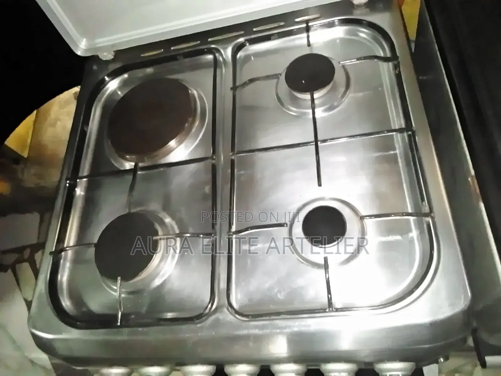 Exuk Von 3+1,S. Steel, 60x60, Electric Baking Oven+Grill,