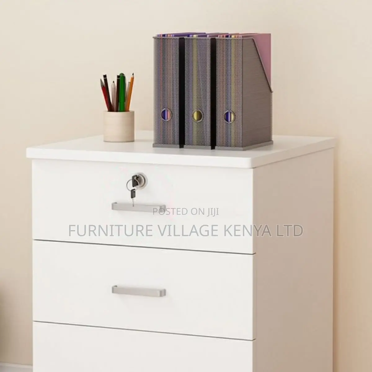 Office Cabinet -Vertical Filing Cabinet With Key Lock