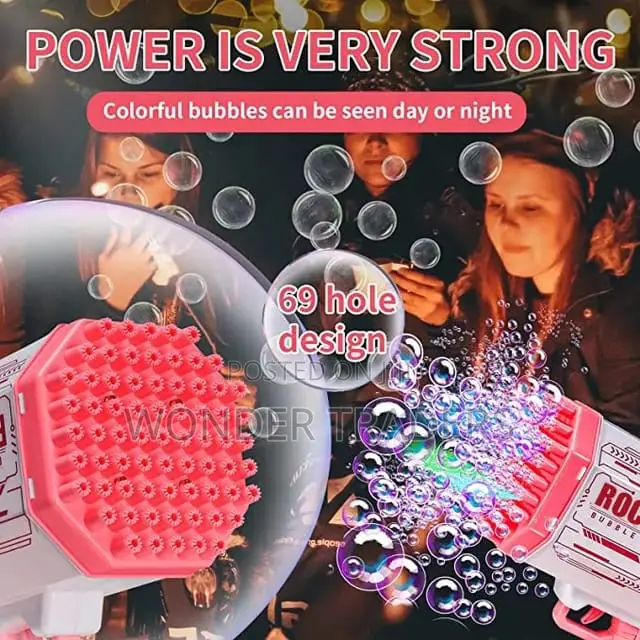 *Bazooka Bubble Gun* 69 Holes*