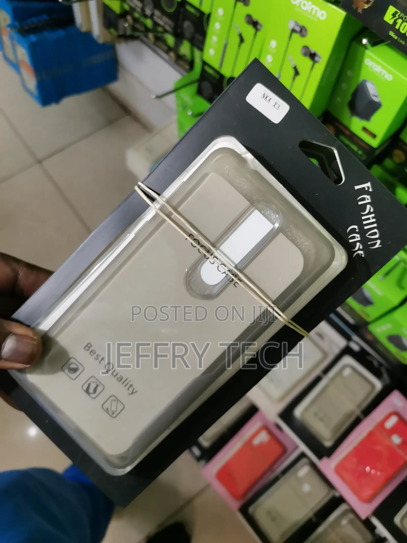 Transparent TPU Soft Case for Nokia X3 Clear
