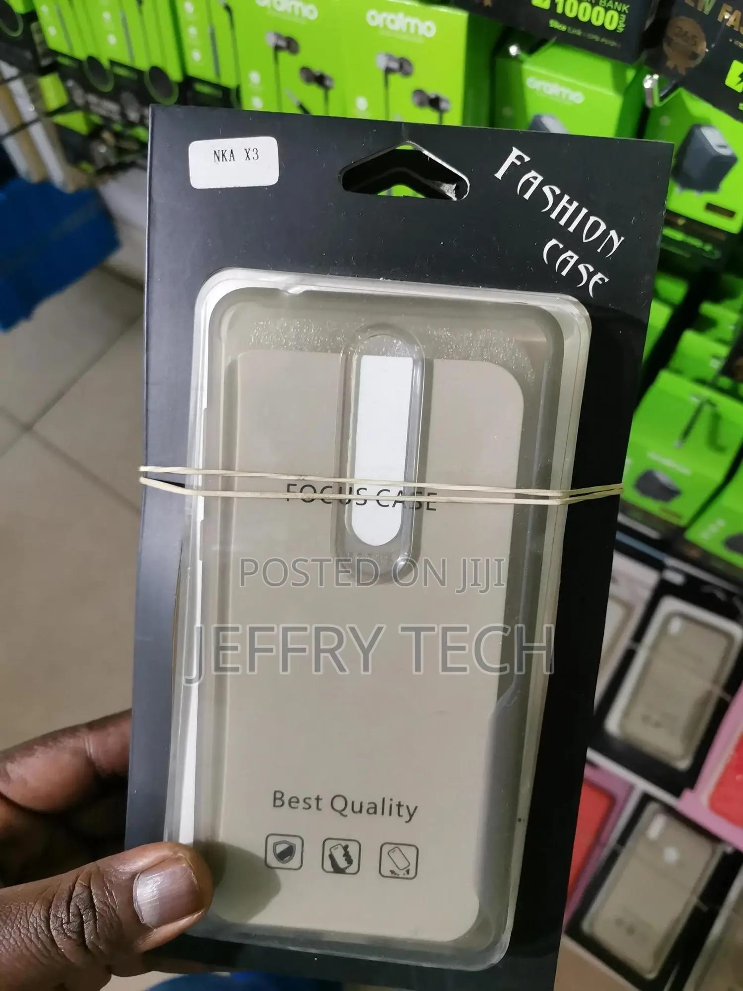 Transparent TPU Soft Case for Nokia X3 Clear