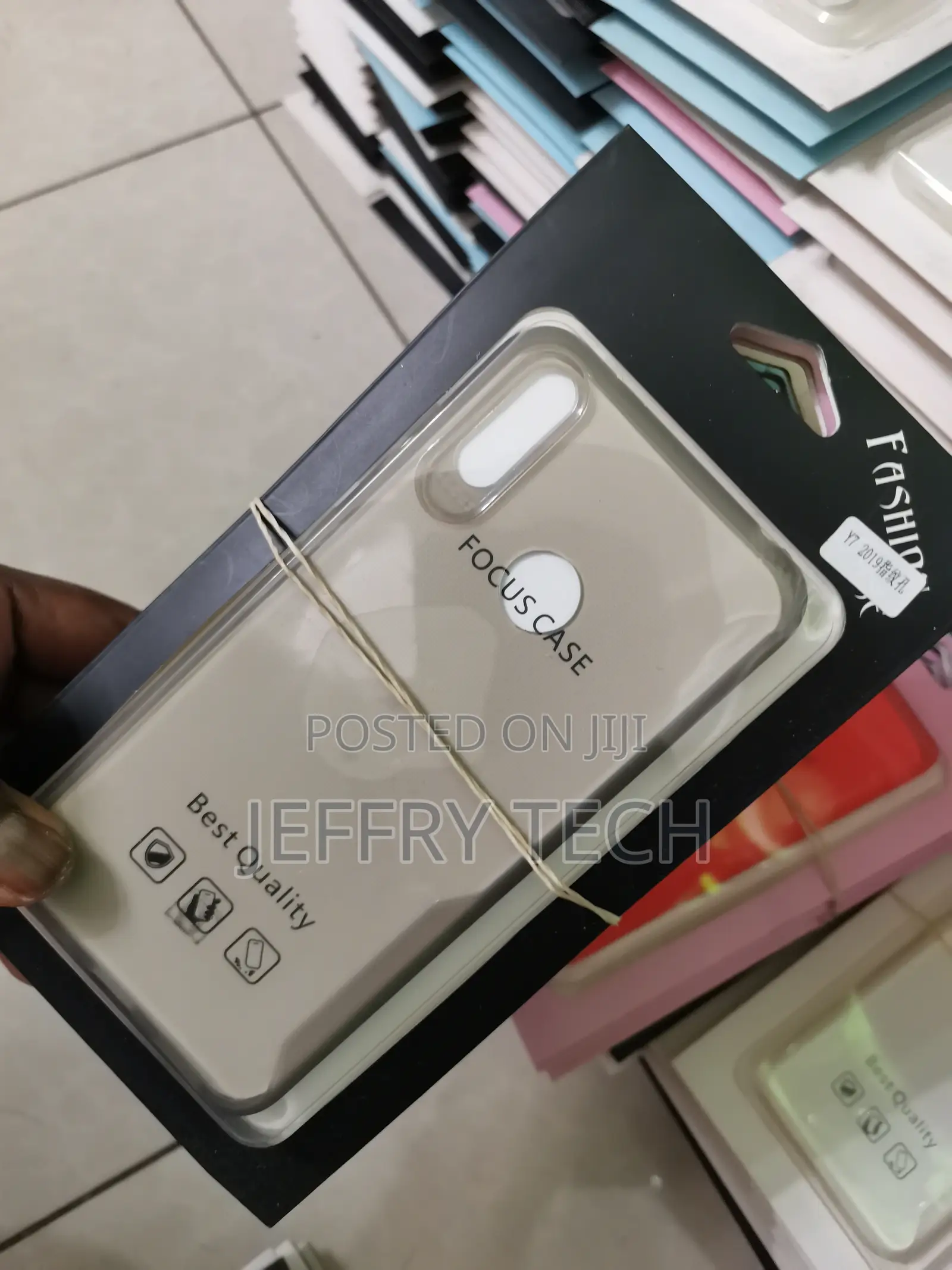 Huawei Y7 2019 Clear Shock Resistant Armor Cover