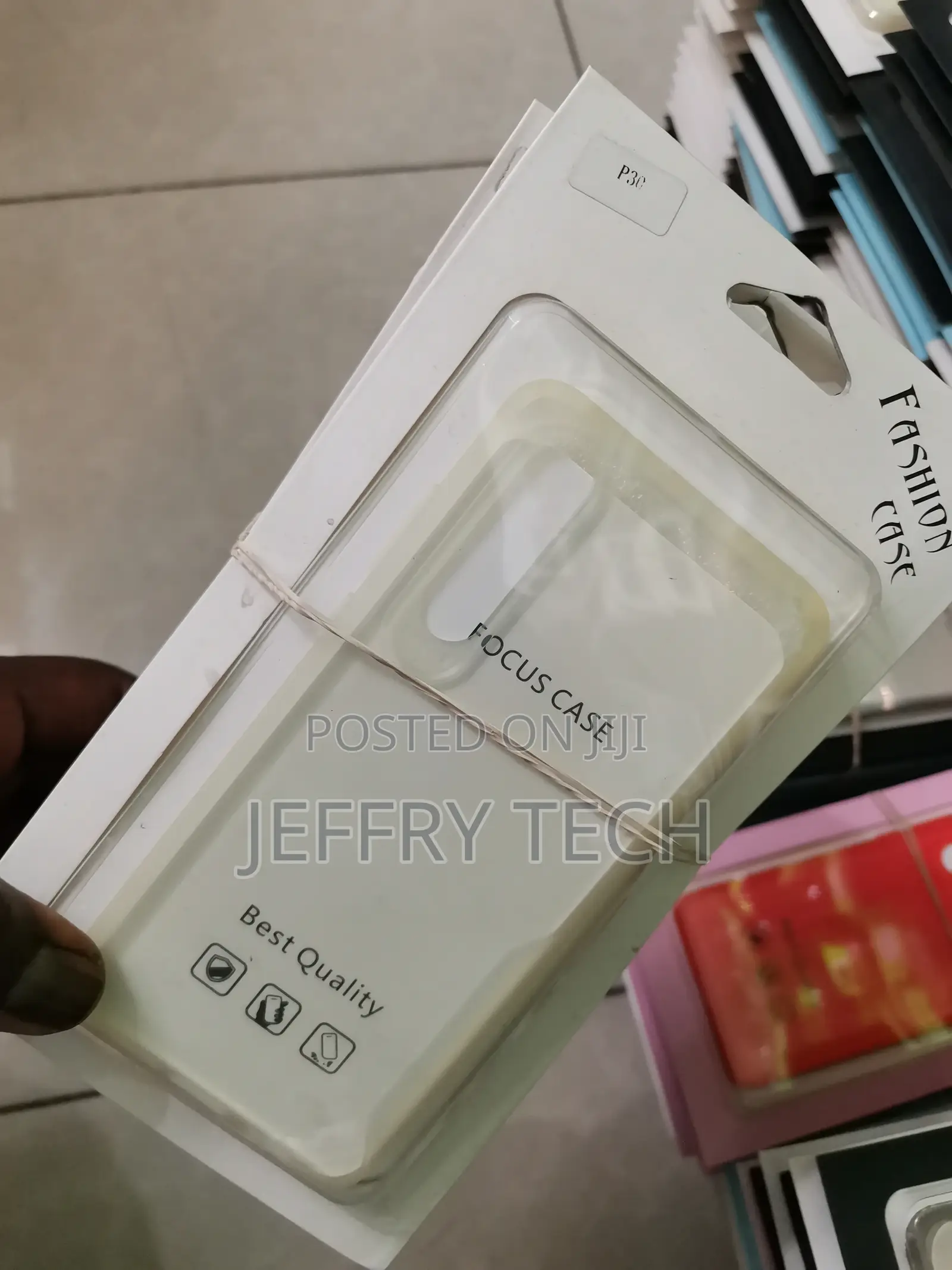 Huawei P30 “Crystal Clear Series” Phone Case Back Cover