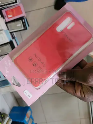 Huawei P30 Pro Case, Smooth Silicone Back Case Cover for Red