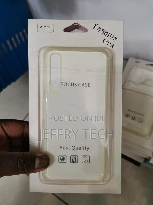 Samsung Galaxy A50 Transparent Bumper Case - Clear Case Cove - main view