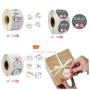 Thank You Note Stickers