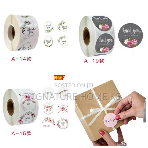 Thank You Note Stickers