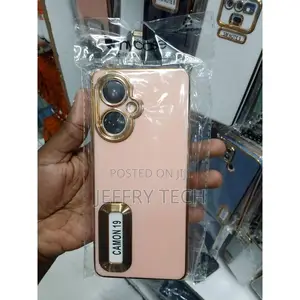 Golden Shiny Phone Case /Fancy Case Camon 19