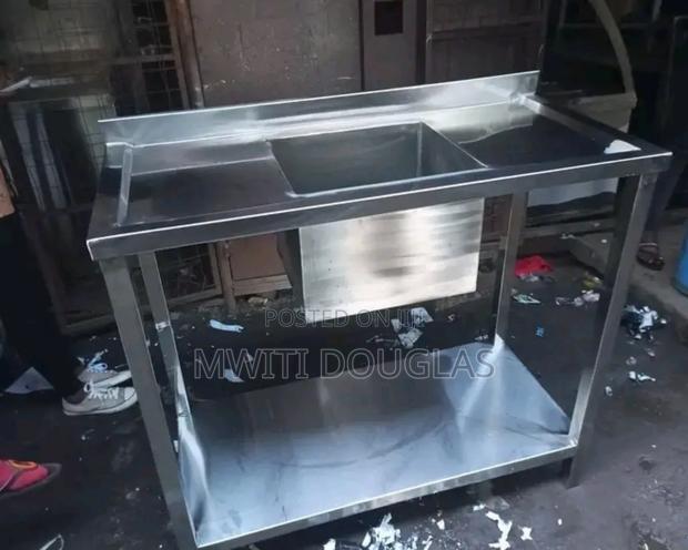 Bright Stainless Single Sink - main view