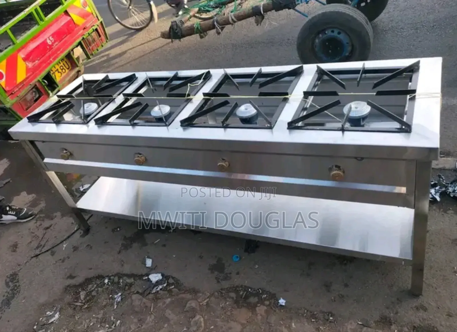 Top Precious Stainless Four Burner Gas Cooker