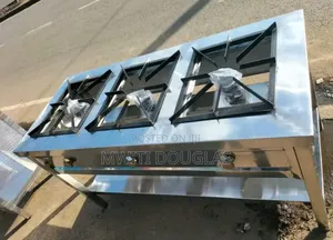 Top Standard Stainless Three Burner Gas Cooker