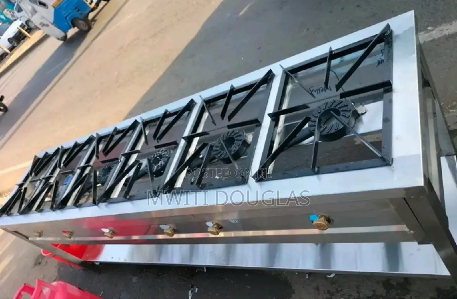 Top Precious Stainless Six Burner Gas Cooker