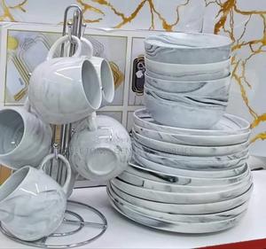24pcs New Marble Dinner Set - thumbnail 2
