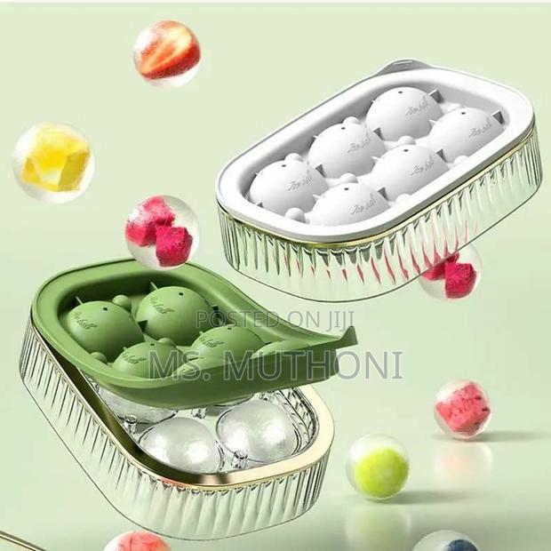 2 in 1 Ice Cube Maker With Tray and Ball Make - main view