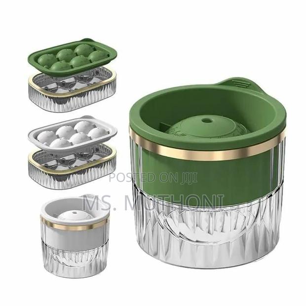 2 in 1 Ice Cube Maker With Tray and Ball Make - thumbnail 3