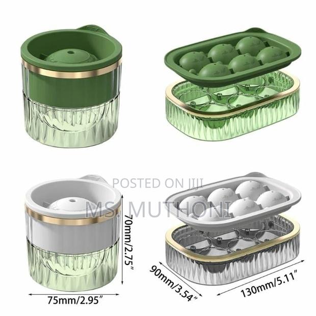 2 in 1 Ice Cube Maker With Tray and Ball Make - thumbnail 7