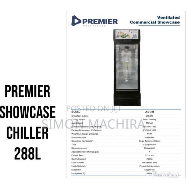 Showcase Chiller. 288L Premier Fridge / Display Fridge - main view