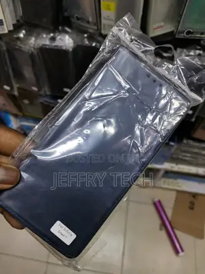 Leather Flip Cover for Infinix Smart 7 -Black-
