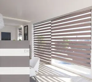 Beige Zebra Roller Blind