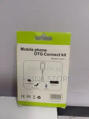 Mobile Phone OTG Connect Kit Black in Color Model S-
