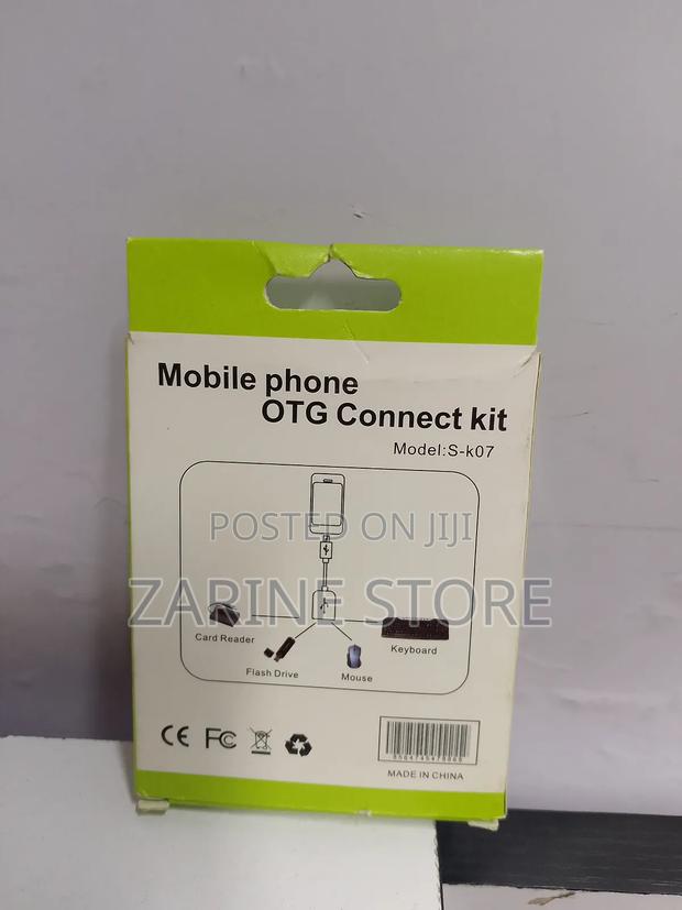 Mobile Phone OTG Connect Kit Black in Color Model S- - thumbnail 2