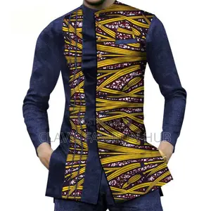 Multi Coloured Kitenge Shirt for Plus Size Men