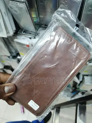 Leather Flip Phone Case for iPhone 15 Pro -Brown-